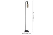 Lampen - EGLO MAIONE floor lamp Black - 901008