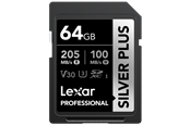 Speicherkarten - Lexar Professional SILVER PLUS SDXC - 205MB/s - 64GB - LSDSIPL064G-BNNNG