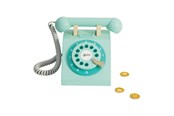 Rollenspiele - Classic World Wooden Retro Telephone Turquoise - 50551