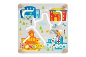 Baby Spielzeug - Classic World Wooden Board Sorting Game 2in1 City and Waste Separation - 40051