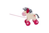 Baby Spielzeug - Goki Wooden Pull Animal Horse Lillie - 54867