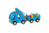 Holzspielzeug - Goki Wooden Tow Truck with Trailer - 55875