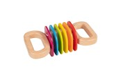 Baby Spielzeug - Goki Wooden Rainbow Rattle - 61885