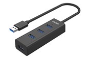 USB-Hubs - Unitek - hub - 4-in-1 USB-A - 4 ports USB-Hubs - 4 - Schwarz - Y-3089V01