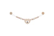 Baby Spielzeug - Goki Wooden Stroller Chain Heart with Clips - 65218