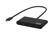 USB-Hubs - PORT Designs USB-C HUB 3 USB-C PORTS & 1 USB-C POWER DELIVERY USB-Hubs - USB 3.1 - 4 - Schwarz - 900147