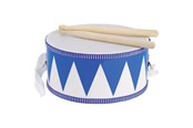 Holzspielzeug - Goki Wooden Drum with Sticks Blue/White - 61898