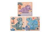 Puzzle - Jouéco Wooden Dino Puzzle Holz - 80157