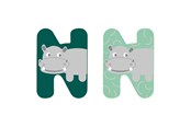 Kreativ-Spiele - Small Foot - Wooden Animal Children's Letter - N - 12521