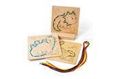 Baby Spielzeug - Bigjigs Threading  on Number Dinosaur Wood - 34048