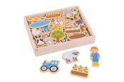 Baby Spielzeug - Bigjigs Farm Magnets 35 pcs. - BJ274