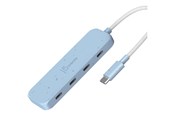 USB-Hubs - j5create JCH345EC - hub - USB-C - 4 ports USB-Hubs - USB 3.2 - 4 - Blau - JCH345EC-N
