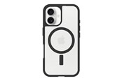 Handys - Cover & Cases - OtterBox React MagSafe Apple iPhone 16 Black Crystal - clear/black - 77-96243
