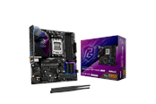 Mainboard - ASRock B850M Riptide WiFi Mainboard - AMD B850 - AMD AM5 socket - DDR5 RAM - Micro-ATX - 90-MXBS30-A0UAYZ