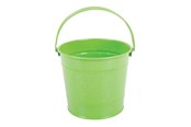 Spiele im Freien - Bigjigs Green Metal Bucket - BJ295