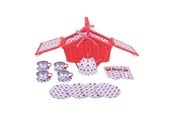 Spielküche & Zubehör - Bigjigs Tea Set in Red Storage Basket - BJ630