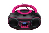 CD-Player - DENVER TDB-212P - Pink – DAB+ Boombox with Bluetooth & CD Player - Pink - TDB-212P