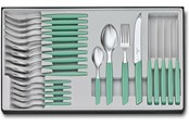 Tischgedeck - Victorinox Swiss Modern Cutlery Set 24 pcs. mint green - 6.9096.11W41.24
