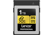 Speicherkarten - Lexar Professional CFexpress 4.0 Pro Gold - 3600MB/s - 1TB - LCXEXP4001T-RNENG