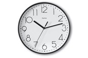 Einrichtung - Hama 'Salina' Wall Clock Ø 22 cm Black - 00185866
