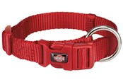 Hunde - Trixie Premium Collar Red M–L 35-55cm/20mm - TX201603