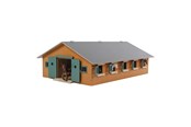 Holzspielzeug - Kids Globe - Horse Stable Wood With 9 Horse Stalls 1:32 - 610544