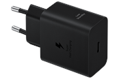 Handys - Adapter und Ladegeräte - Samsung 45W USB-C Power Adapter - Black - EP-T4511NBEGEU