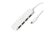 USB-Hubs - j5create 4-Port Type-A Gen2 Hub USB-Hubs - USB 3.2 - 4 - Weiß - JCH341EW-N