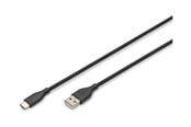 USB Kabel - DIGITUS - USB-C cable - USB to 24 pin USB-C - 1 m - AK-300340-010-S