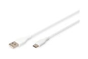 USB Kabel - DIGITUS - USB-C cable - USB to 24 pin USB-C - 2 m - AK-300340-020-W