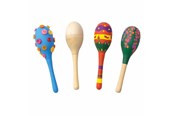 Holzspielzeug - Colorations - Decorate your own Wooden Maracas Set of 12 - MARACAS