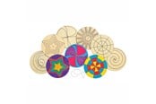 Kreativ-Spiele - Colorations - Decorate your own Wooden Spinner 24 pcs. - CHDYOSPI