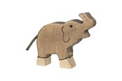 Holzspielzeug - Joueco - Holztiger Wooden Elephant Small Trunk Up - 80150