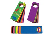 Kreativ-Spiele - Colorations - Decorate your own Foam Door Hanger Set of 24 - CHDOORS