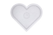 Kreativ-Spiele - Creativ Company Iron-on bead plate Heart Clear - 753030