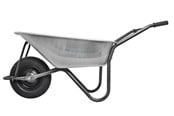 Werkzeugkisten & Aufbewahrungssysteme - Home>it Home it® builder’s wheelbarrow with pneumatic rubber wheel and hammered finish 110 litres - 91811