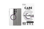 Handys - Cover & Cases - CARE by PanzerGlass Flagship Case Transparent Urban Combat w. Plum Purple QI Compatible Samsung Galaxy S25 Ultra - CRRFUTCG38488