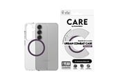 Handys - Cover & Cases - CARE by PanzerGlass Flagship Case Transparent Urban Combat w. Plum Purple QI Compatible Samsung Galaxy S25 - CRRFUTCG38388