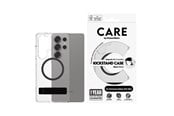 Handys - Cover & Cases - CARE by PanzerGlass Feature Case Transparent w. Black Kickstand & QI Compatible Samsung Galaxy S25 Ultra - CRRFBKQG38488