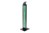 Monitorhalterung - Compulocks BrandMe stand - for tablet enclosure - brandable - black - with Lighting Kit - 140BLK01-EU