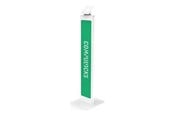 Monitorhalterung - Compulocks BrandMe stand - for tablet enclosure - brandable - white - with Lighting Kit - 140WLK01-EU