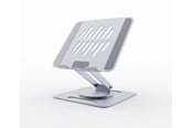 Systemzubehör - Gembird Rotating notebook riser stand spacegrey - NBS-DR1-01