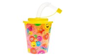Spielzeug - LG-Imports - Cup with Lid and Straw Smiley Face 12pcs. - 8177