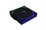 Gehäuselüfter - Lian Li UNI FAN TL Wireless LCD Reverse - Gehäuselüfter - 120mm - Schwarz mit RGB LED - 31 dBA - G99.12RTLLCD1W1B.00