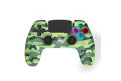 Gaming Zubehör - Trade Invaders Wireless Controller for PS4 with 3.5mm jack slot - LED-Green Camo - Wireless Controller - Sony PlayStation 4 - 140142d