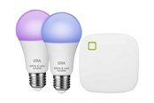 Smart-Home - Adurosmart Startpakke 2 E27 RGB + Bridge 16mill. farver 2200-6500k ZigBee - 15066045