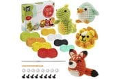 Kunst & Handwerk Ausstattung - Craft Sensations CROCHET KIT Crochet kit ANIMALS 4 pcs. - CR1720/GE