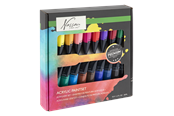 Kunst & Handwerk Ausstattung - Nassau Paint acrylic 18 x 36 ml - AR0701/GE