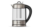 Wasserkocher - Black & Decker Wasserkocher Kettle Glass Tea Filter 1.7L - Silber - 2400 W - ES9580110B
