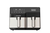 Heißluftfritteusen - Black & Decker BLACK+DECKER Air Fryer Dual Basket 2500W - ES9730090B
